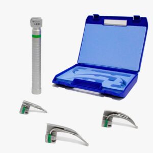 LARINGOSCOPIO DE FIBRA OPTICA REUSABLE PEDIATRICO VALVAS CURVAS