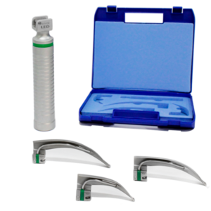 LARINGOSCOPIO DE FIBRA OPTICA REUSABLE ADULTO VALVAS CURVAS